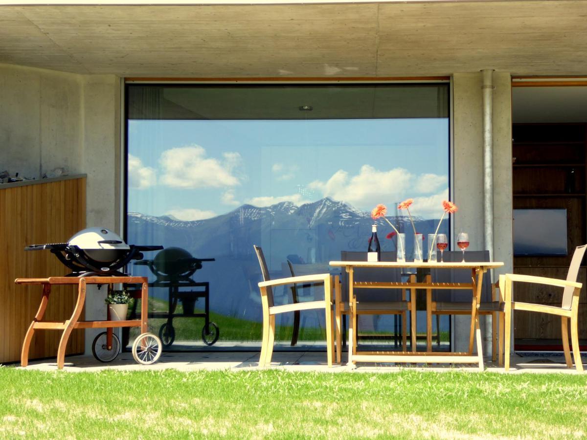 Casa Admisa, Spektakulaere Aussicht, Ski In And Out, Hochwertige Einrichtung, Valserstein Und Eiche Flims Eksteriør billede