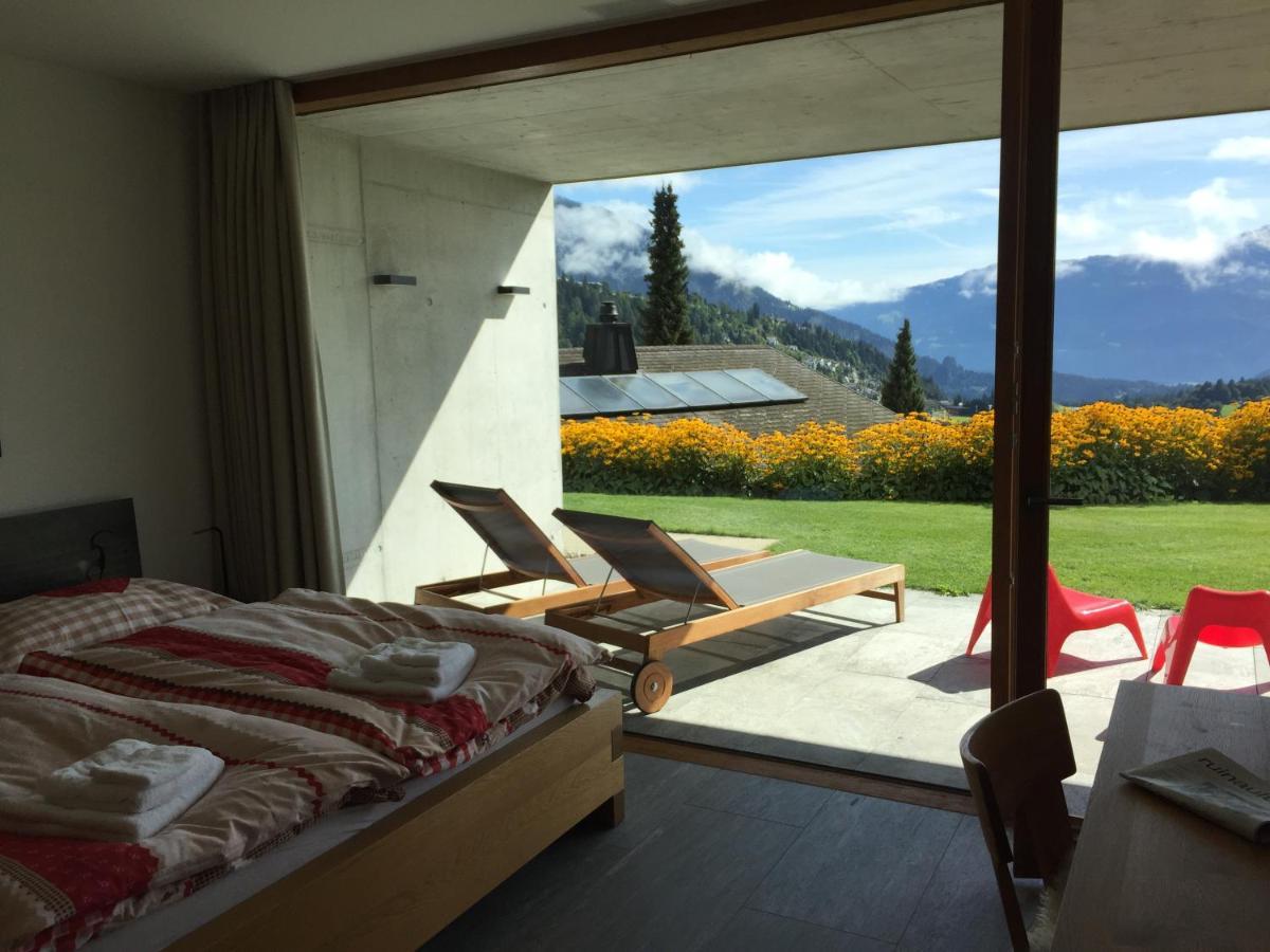 Casa Admisa, Spektakulaere Aussicht, Ski In And Out, Hochwertige Einrichtung, Valserstein Und Eiche Flims Eksteriør billede