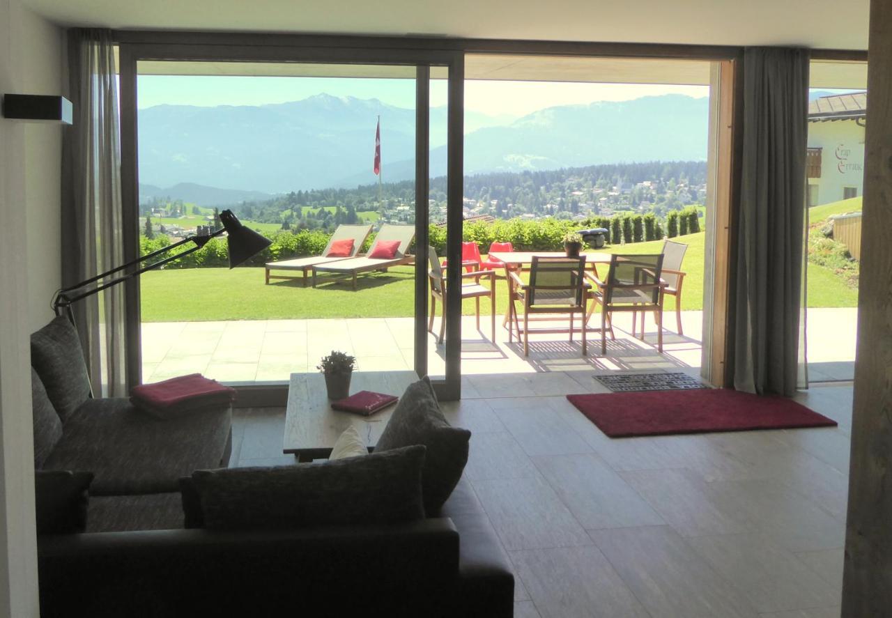 Casa Admisa, Spektakulaere Aussicht, Ski In And Out, Hochwertige Einrichtung, Valserstein Und Eiche Flims Eksteriør billede