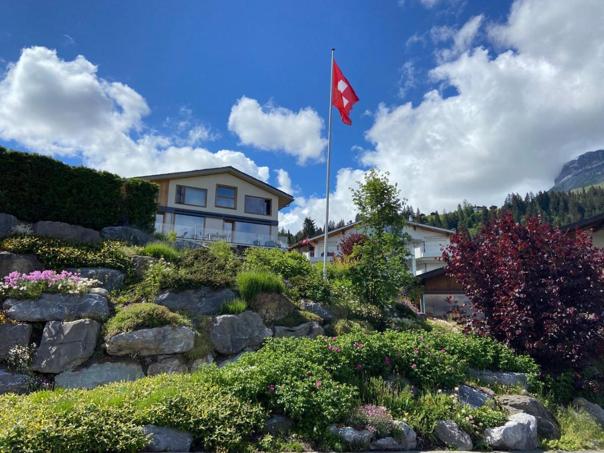 Casa Admisa, Spektakulaere Aussicht, Ski In And Out, Hochwertige Einrichtung, Valserstein Und Eiche Flims Eksteriør billede