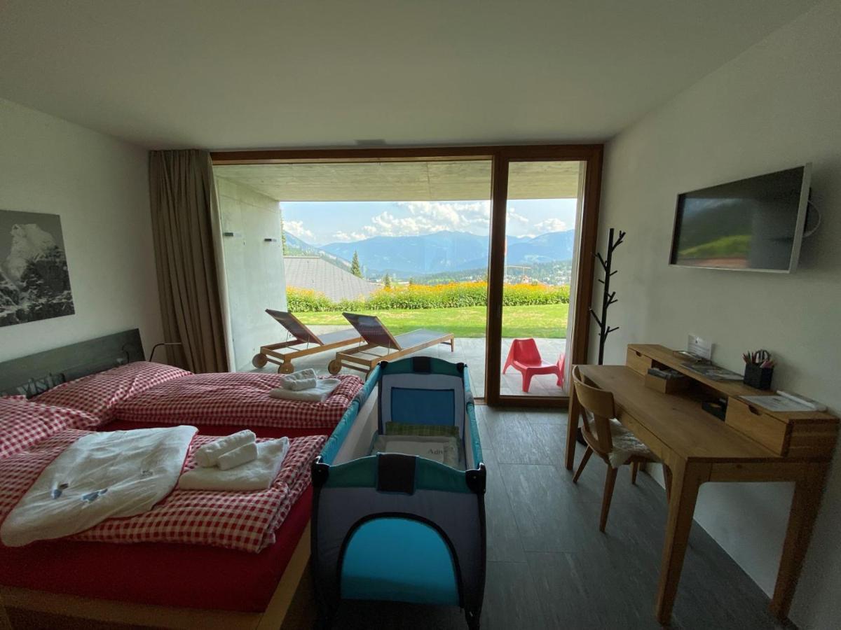 Casa Admisa, Spektakulaere Aussicht, Ski In And Out, Hochwertige Einrichtung, Valserstein Und Eiche Flims Eksteriør billede