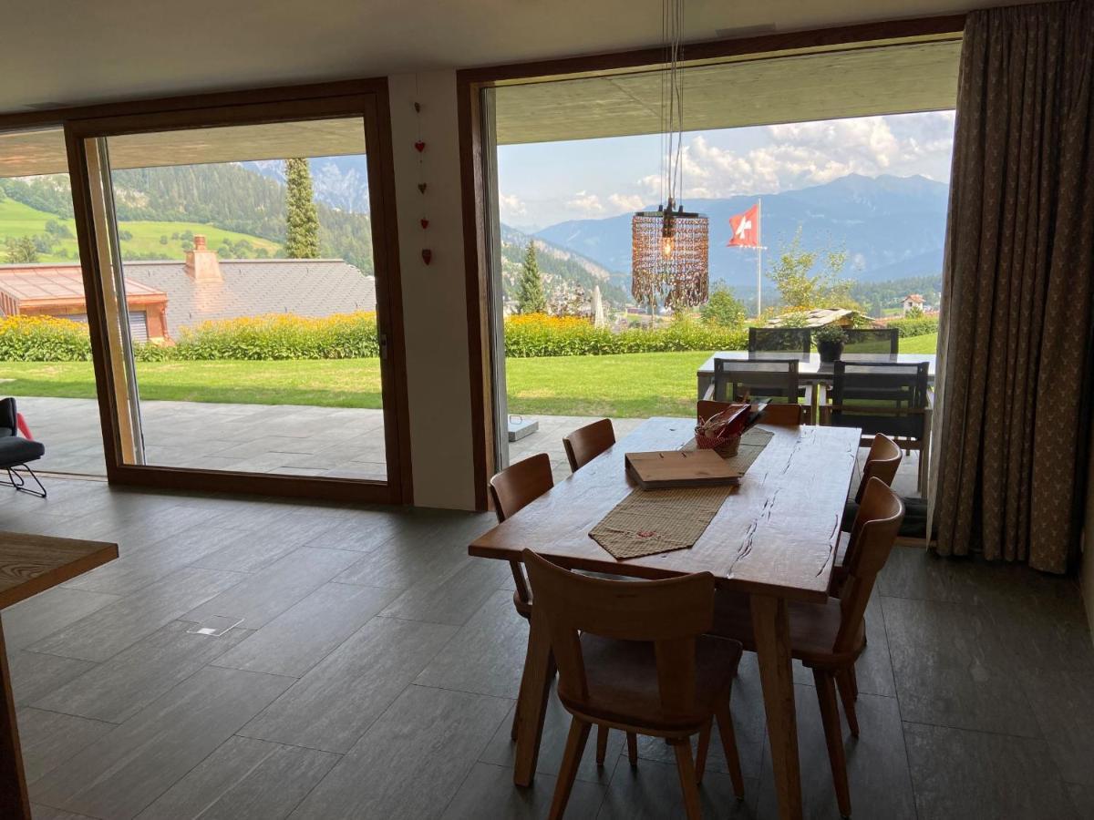 Casa Admisa, Spektakulaere Aussicht, Ski In And Out, Hochwertige Einrichtung, Valserstein Und Eiche Flims Eksteriør billede
