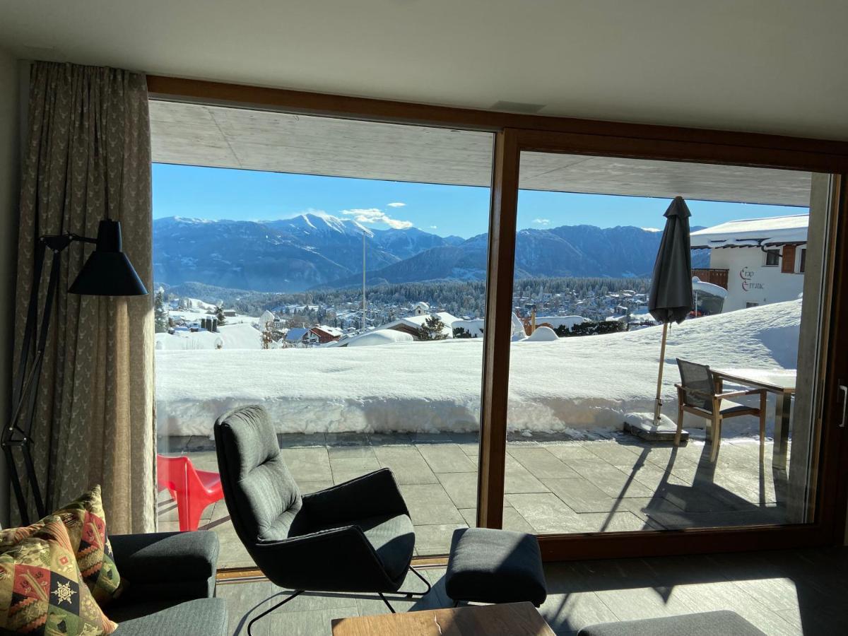 Casa Admisa, Spektakulaere Aussicht, Ski In And Out, Hochwertige Einrichtung, Valserstein Und Eiche Flims Eksteriør billede