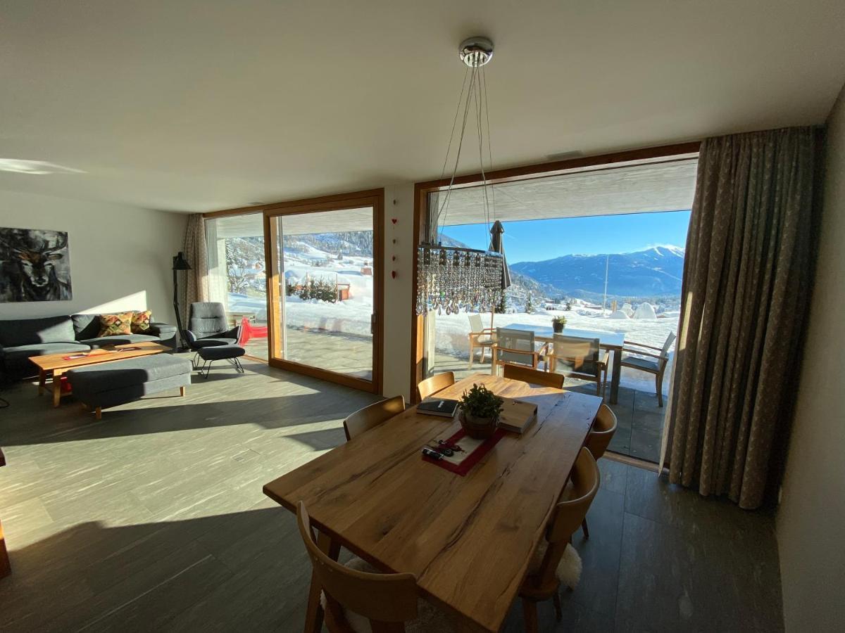 Casa Admisa, Spektakulaere Aussicht, Ski In And Out, Hochwertige Einrichtung, Valserstein Und Eiche Flims Eksteriør billede