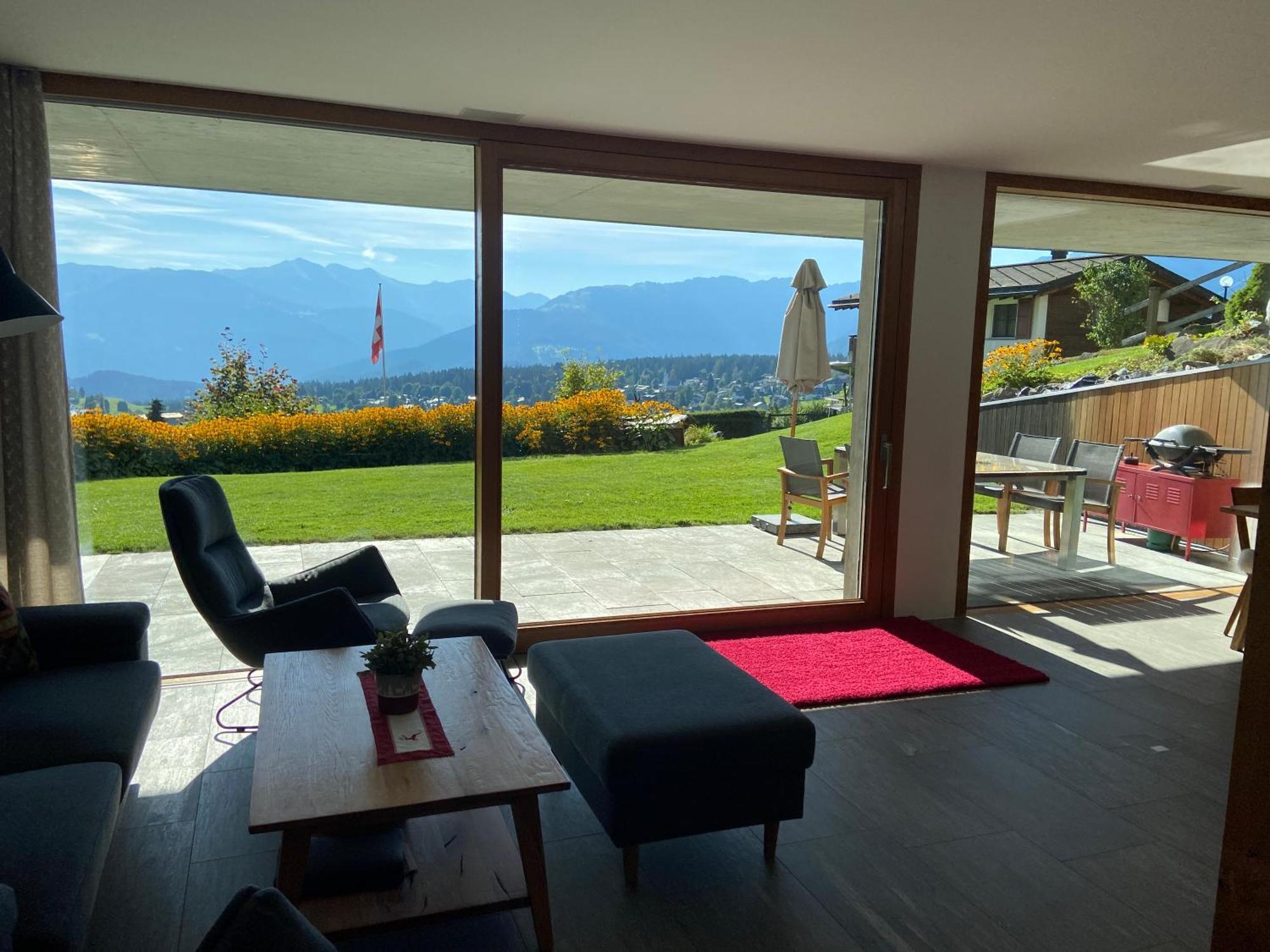 Casa Admisa, Spektakulaere Aussicht, Ski In And Out, Hochwertige Einrichtung, Valserstein Und Eiche Flims Eksteriør billede