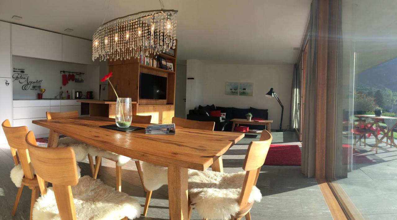 Casa Admisa, Spektakulaere Aussicht, Ski In And Out, Hochwertige Einrichtung, Valserstein Und Eiche Flims Eksteriør billede